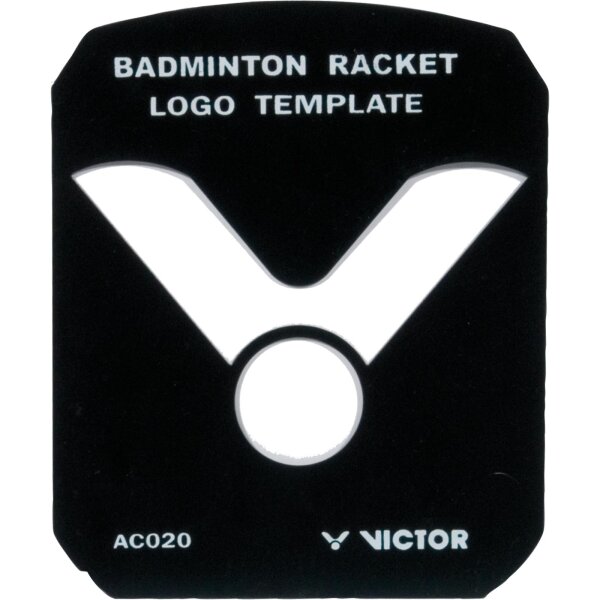 Victor Logo Badminton Schablone