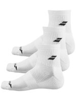 Babolat Quarter Socks white 3er Pack M