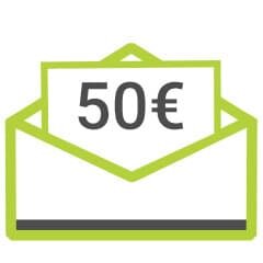 50 € Gutschein kaufen