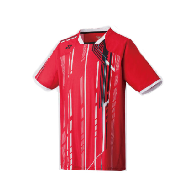 Yonex Junior Crew Neck Shirt J130 - 125-135 Crystal Red