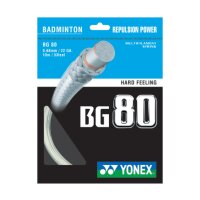 Yonex BG80 10 Meter Set Weiss