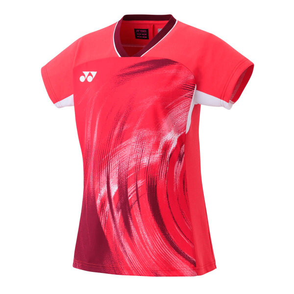 Yonex Womens Crew Neck Shirt red National Team