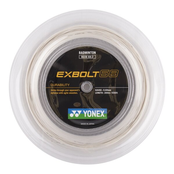 Yonex Exbolt 68 200 Meter Gelb