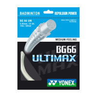 Yonex BG66 Ultimax 10 Meter Set weiss