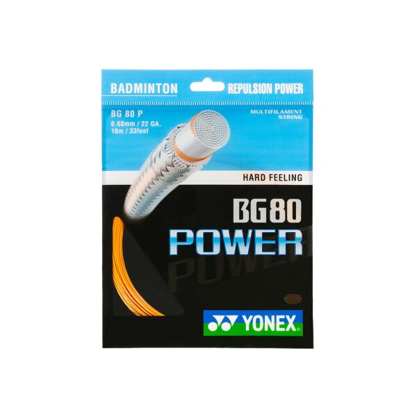 Yonex BG80 Power 10 Meter Set orange
