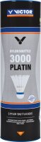 Victor Nylon Shuttle 3000 Platin 6er Dose Weiß Mittel
